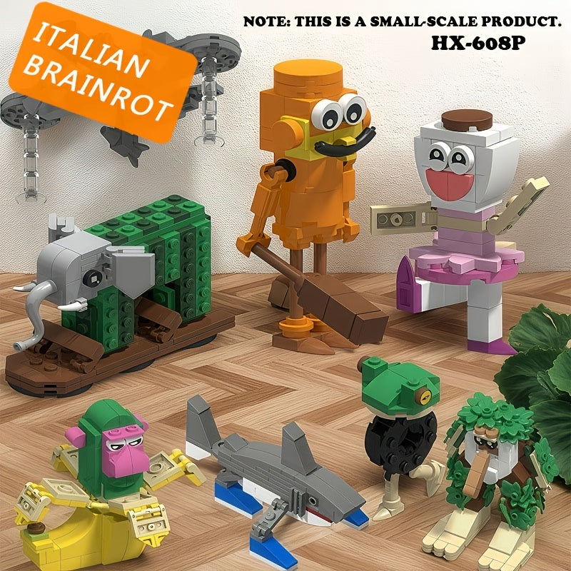 Tung Sahur Stick Tralalero – Jeu de Construction – 1000 Pièces