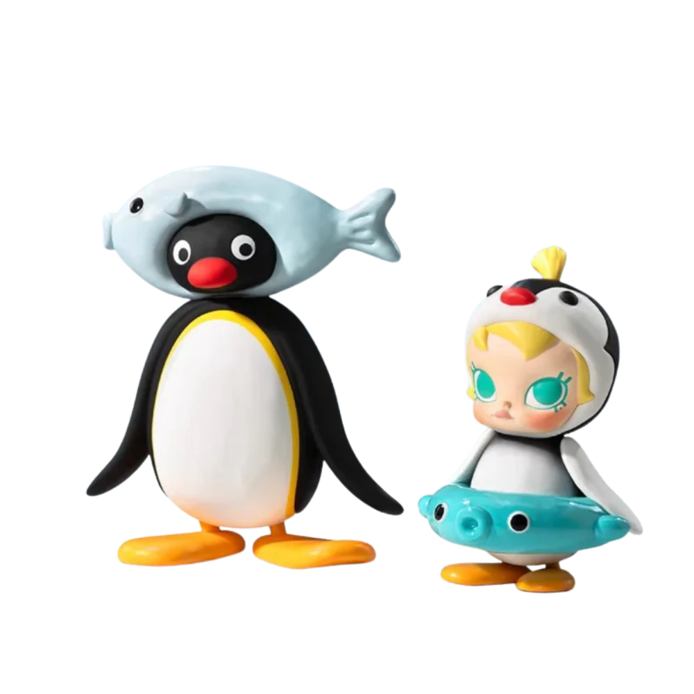 POP MART Baby Molly x Pingu – Fish Fun Figurine Édition Limitée 2024