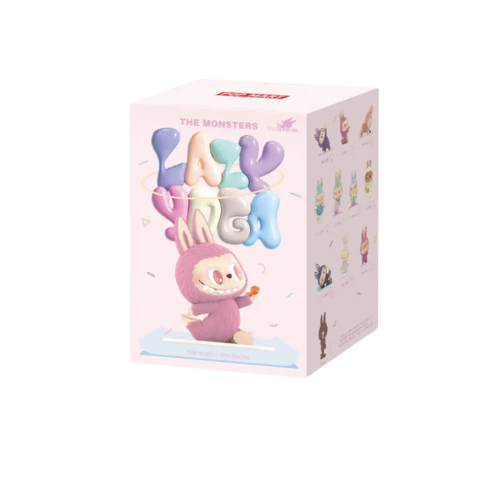 POP MART Labubu Lazy Yoga Figurine Blind Box Zen & Kawaii