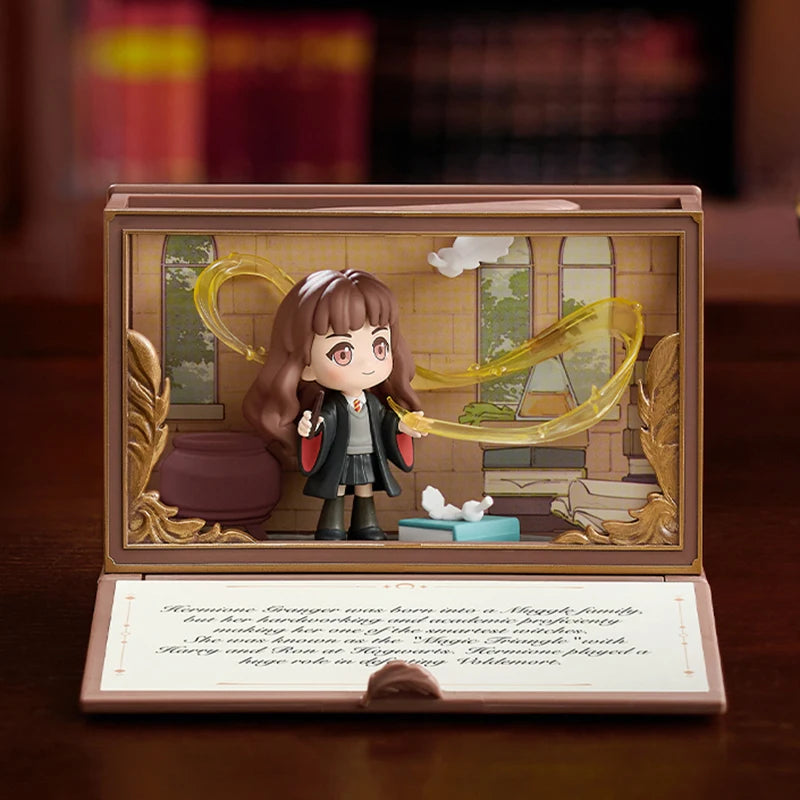 POPMART Harry Potter Poudlard série biographique boîte aveugle devinez sac jouets originaux poupée mignon Anime Figure ornements cadeau
