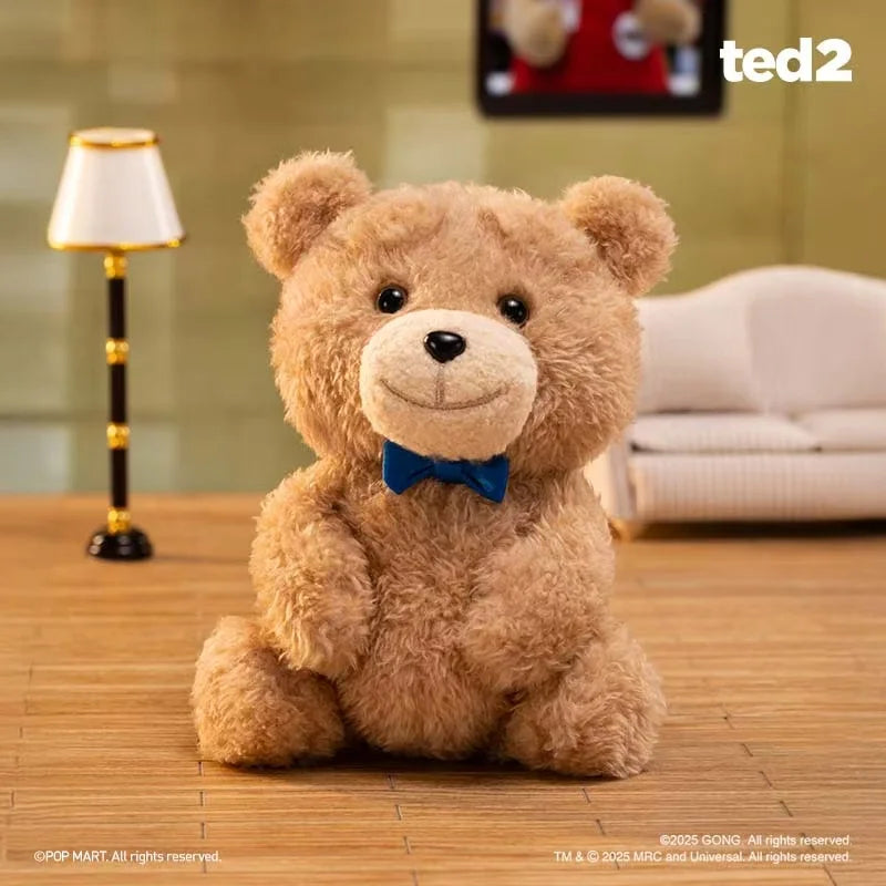 MINISO Peluche Surprise Ted2 Teddy Bear avec Boîte Mystère Mobile