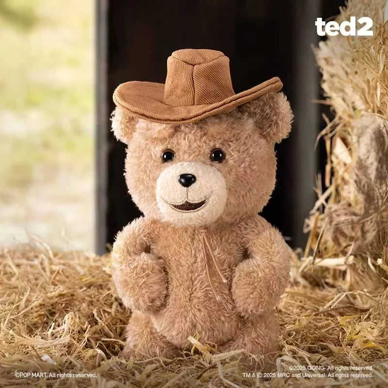 MINISO Peluche Surprise Ted2 Teddy Bear avec Boîte Mystère Mobile