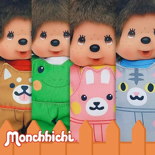 Bandai Monchhichi Kawaii Anime Figurine Peluche Collector