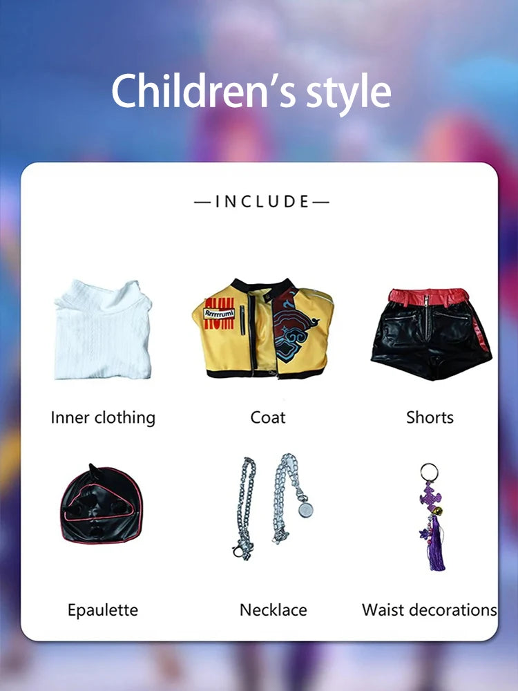 Rumi Cosplay Costume d'Halloween K-Pop chasseurs de démons Zoey Mira personnage Costume de jeu de rôle majeur impressions 3D pour la performance sur scène