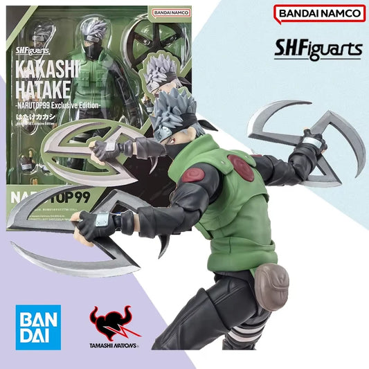 Banpresto Figurine Articulée Kakashi Hatake SHF Series Édition Officielle 16 cm Naruto by Bandai