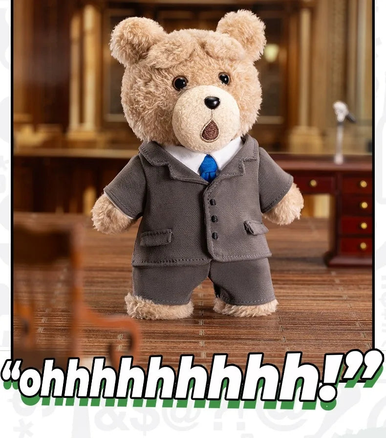 MINISO Peluche Surprise Ted2 Teddy Bear avec Boîte Mystère Mobile