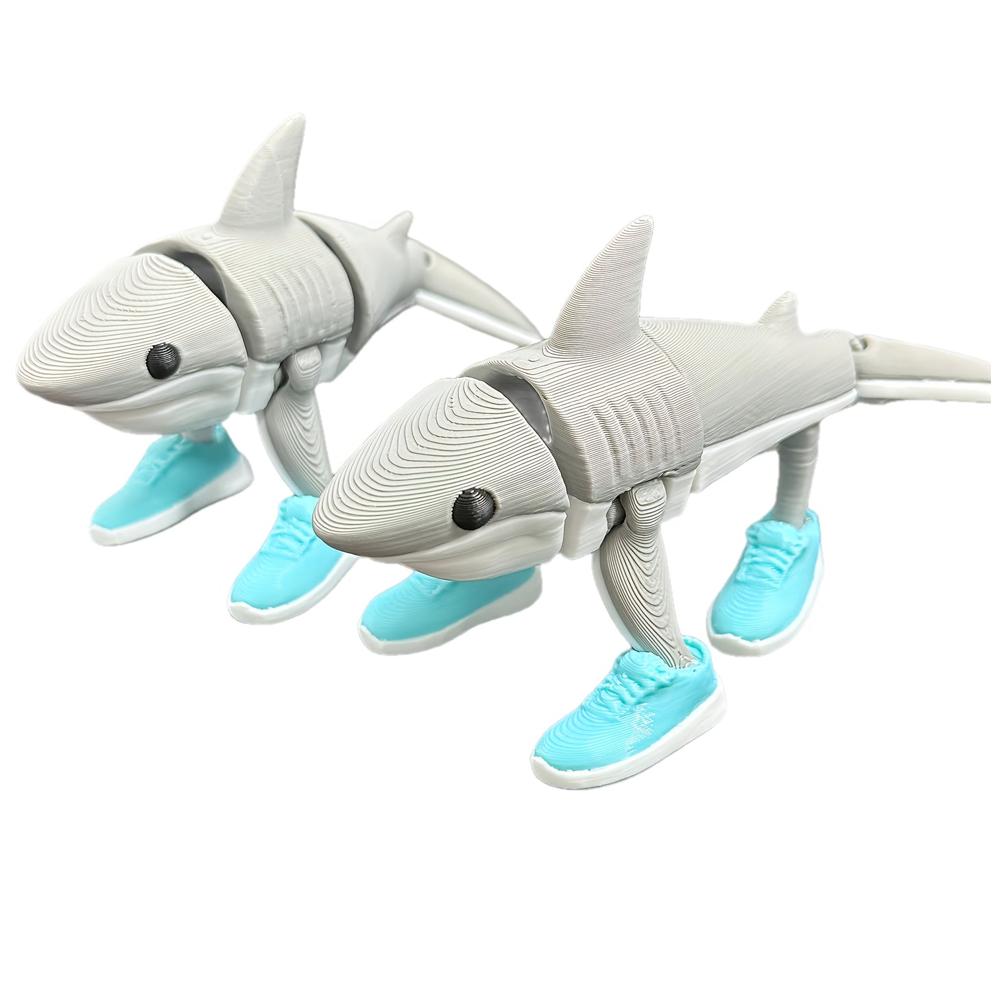 Tralalero Requin Aux Baskets Sculpture Fantaisie Amovible Edition Limitee Decoration Murale