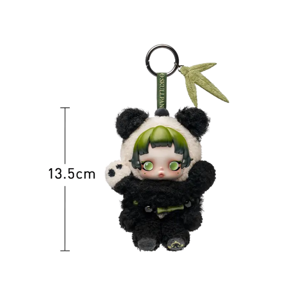 Porte-clés peluche SKULLPANDA Lazy Panda 13,5 cm – Pop Mart