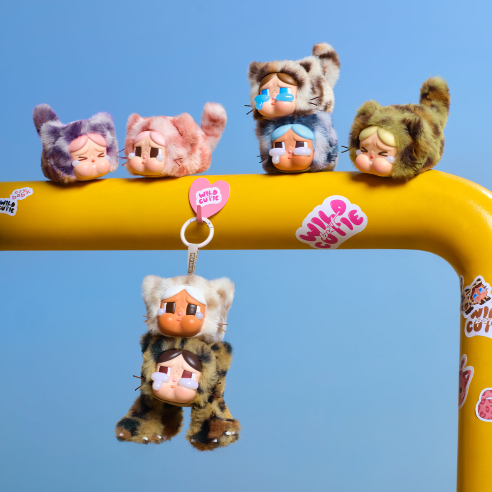 CRYBABY Keychain – Wild but Cutie Series (Official POP MART Blind Box)