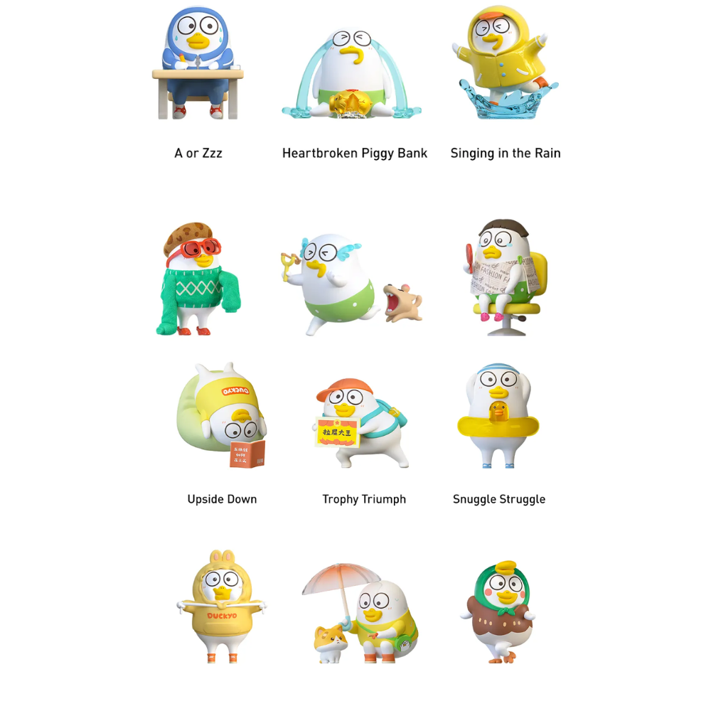 POP MART Duckyo Never Grows Up – Figurine Blind Box Surprise