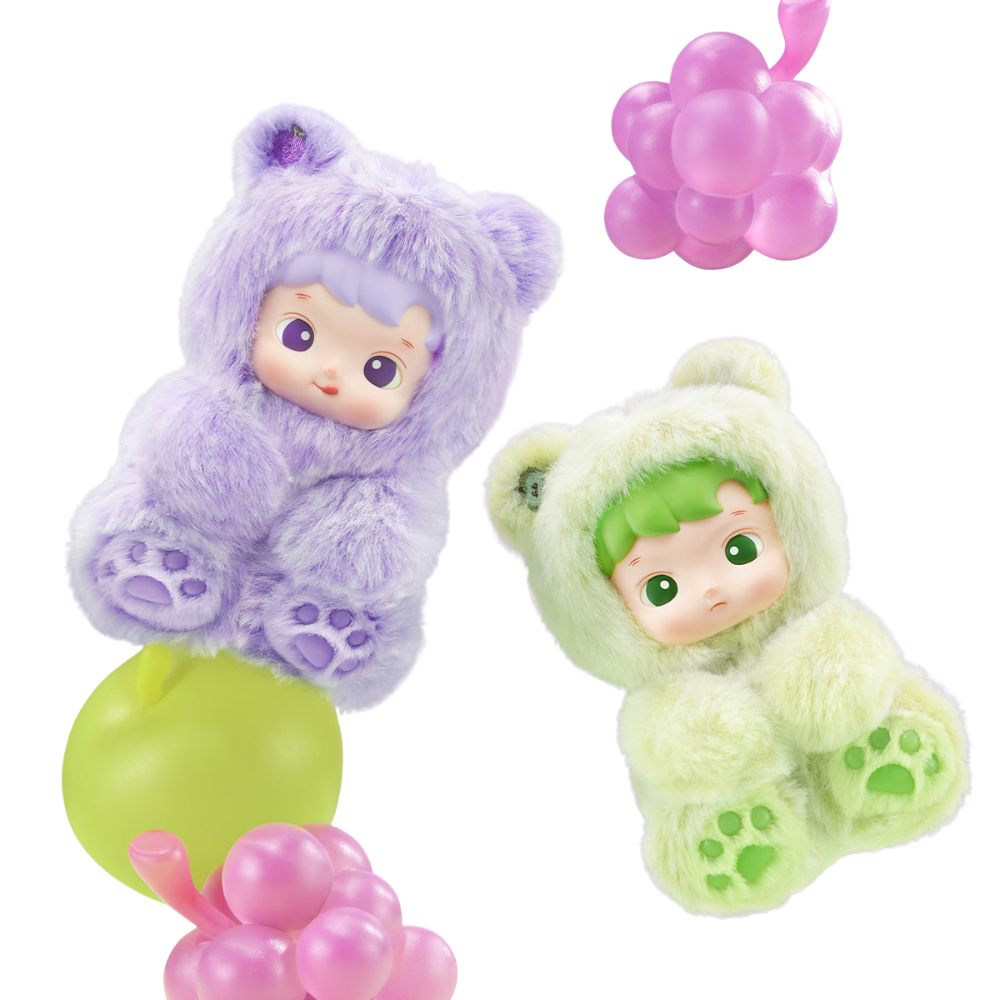 Porte-clés HACIPUPU Gummy Bear – Peluche Pop Mart 13 cm