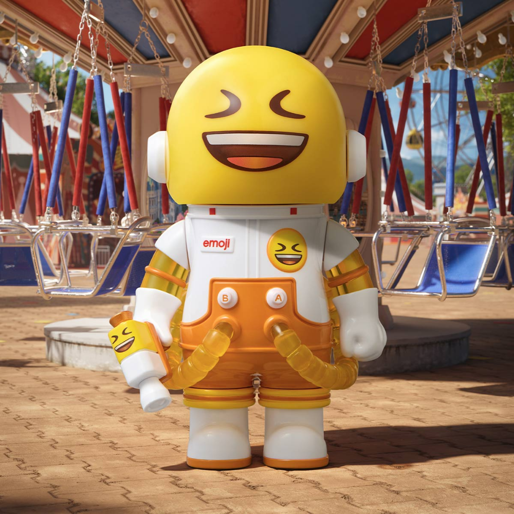 MEGA SPACE MOLLY 100% × emoji™ – Blind Box POP MART Figure