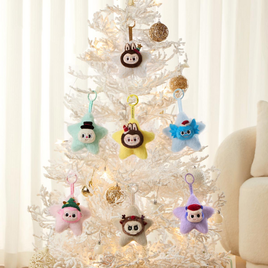 THE MONSTERS Classic Series – Labubu Sparkly Plush Pendant Blind Box