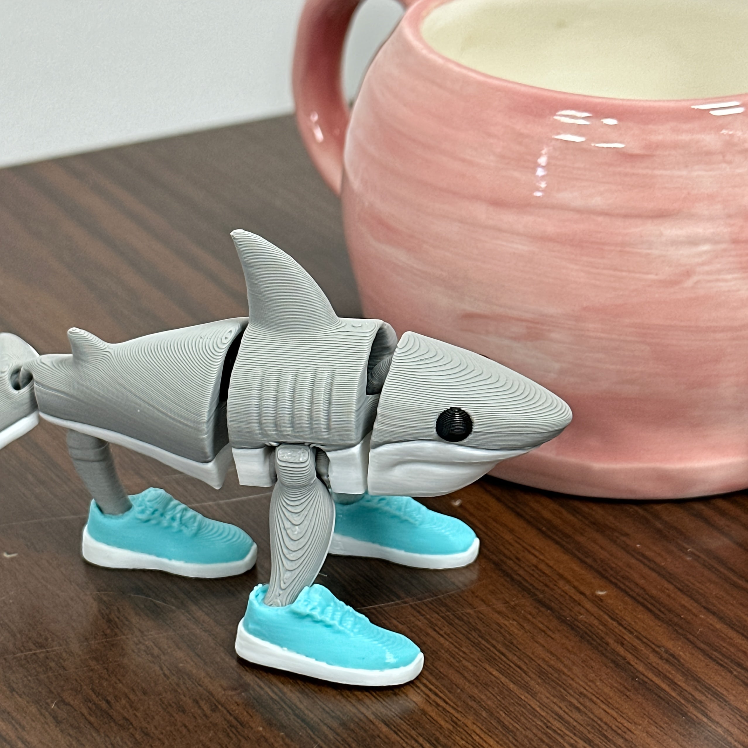 Shark in Sneakers – Removable Fantasy Sculpture Tralalero