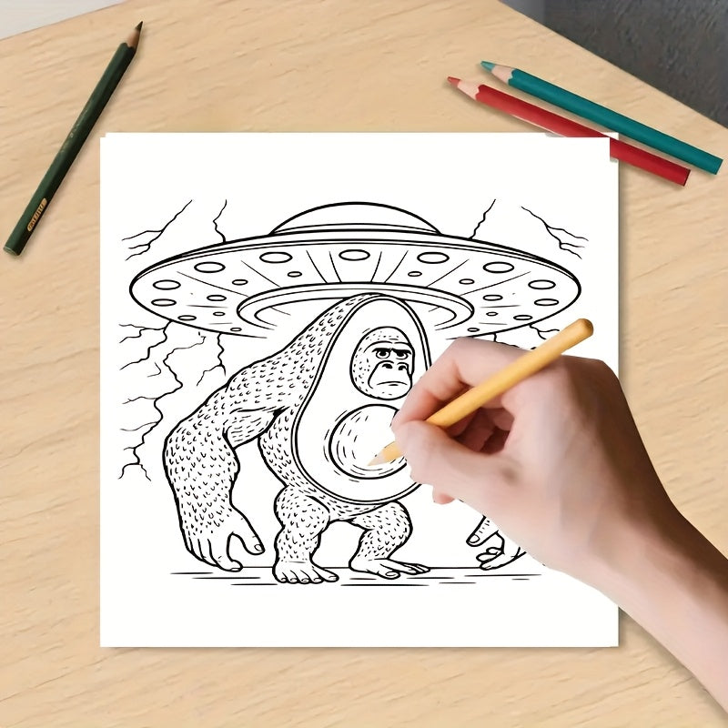 Italian Brainrot Coloring Book – 22 Character Memes &amp; Creative Challenges