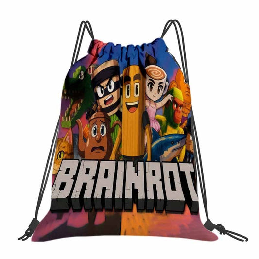 Sac à Dos Italian Brainrot – Design Cartoon Original, Léger & Résistant