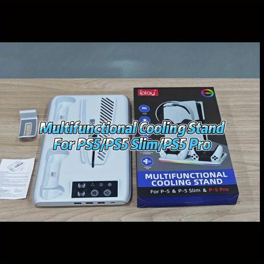 CoolBase – PS5-Kühlstation mit Doppelladegerät und RGB-LED