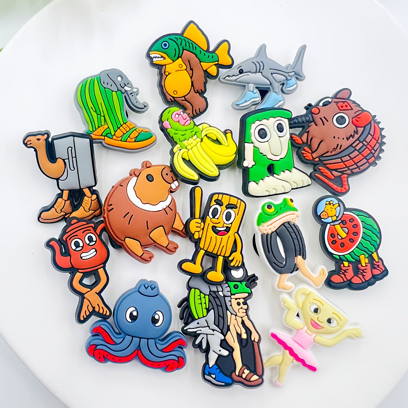 Schachtel mit 16 DIY-Anhängern – Design Italian Brainrot – Roblox