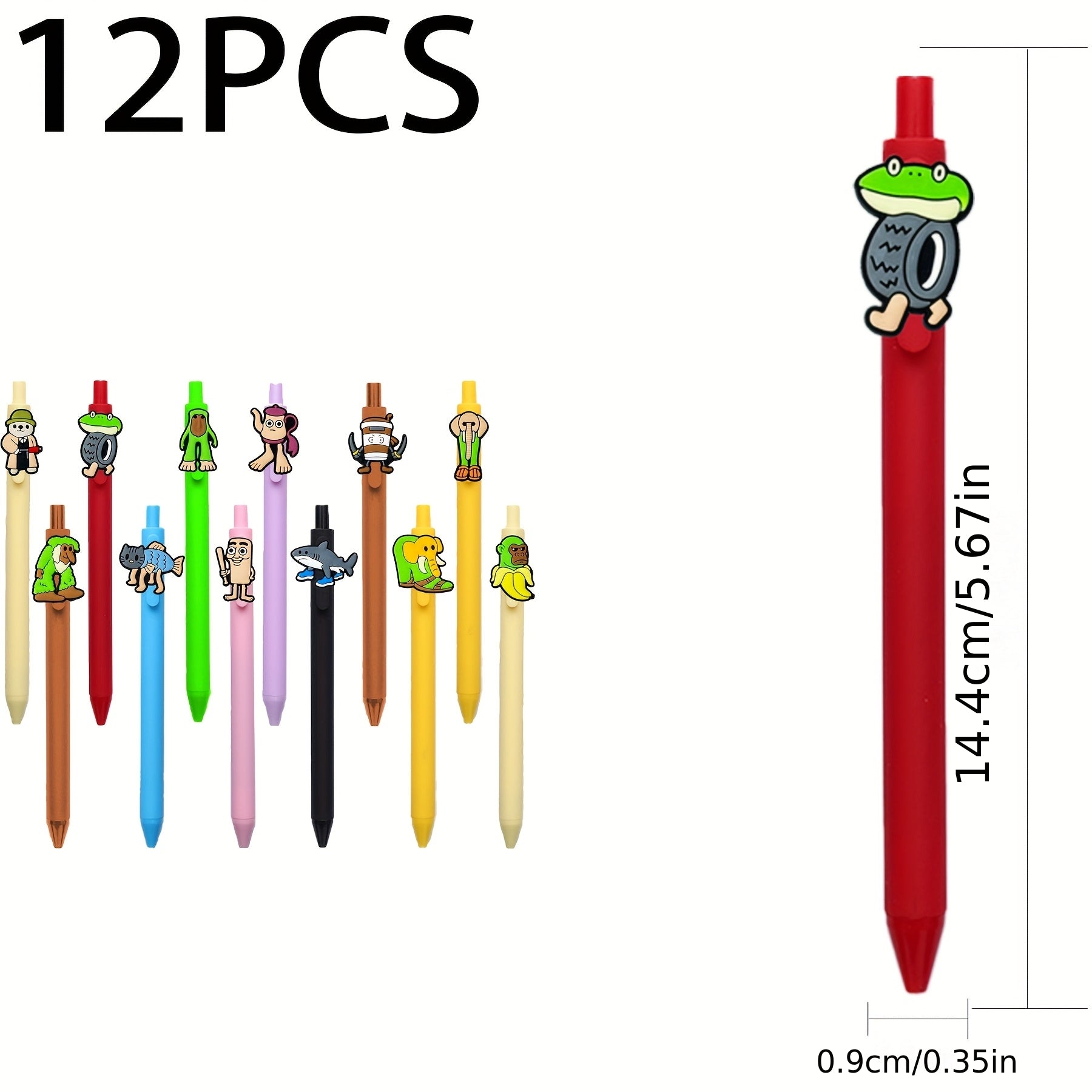 „Set mit 12 Figuren und Brainrot-Stiften – Tung Sahur x Tralalero“