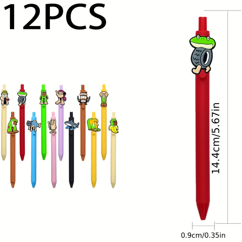 „Set mit 12 Figuren und Brainrot-Stiften – Tung Sahur x Tralalero“