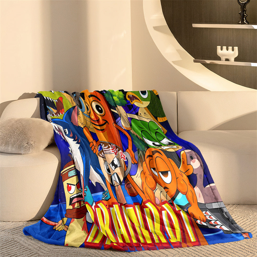 BRAINROT Flanelldecke – Stilvolles und kuscheliges Design für alle Jahreszeiten