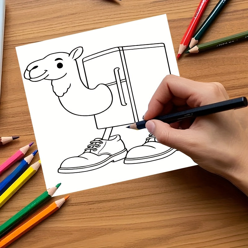 Italian Brainrot Coloring Book – 22 Character Memes &amp; Creative Challenges