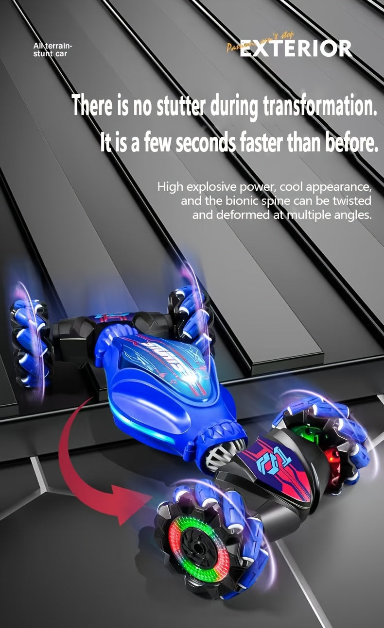 RoboClimb – Voiture Télécommandée 4x4 Métal à Détection de Gestes, Rechargeable