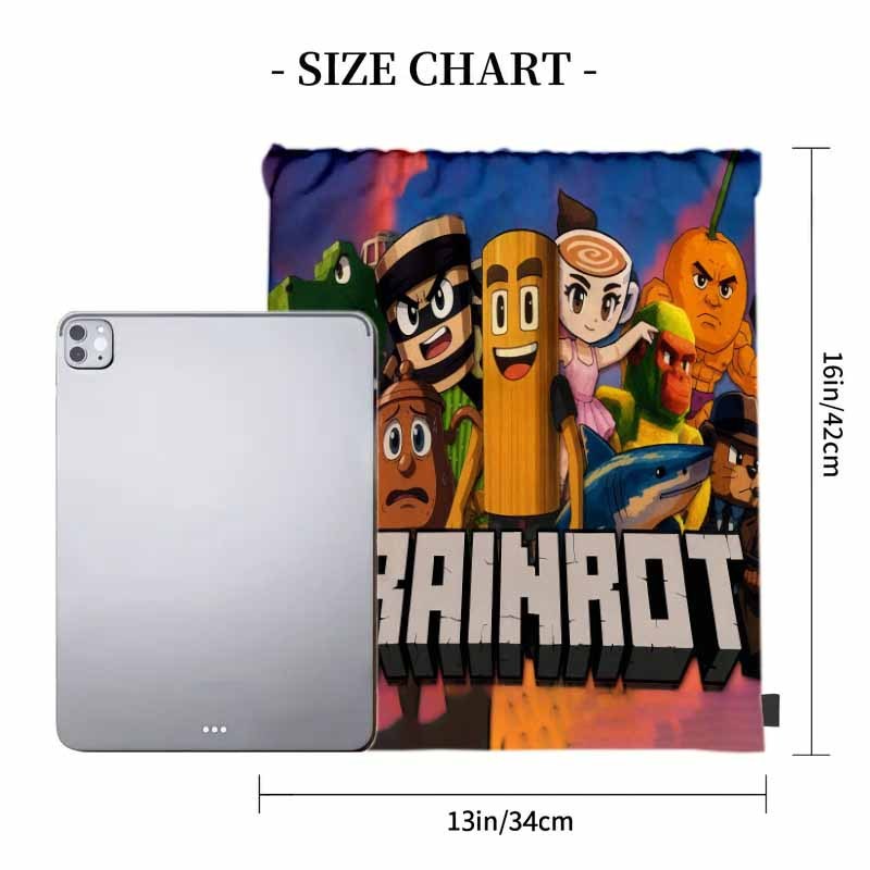 Sac à Dos Italian Brainrot – Design Cartoon Original, Léger & Résistant