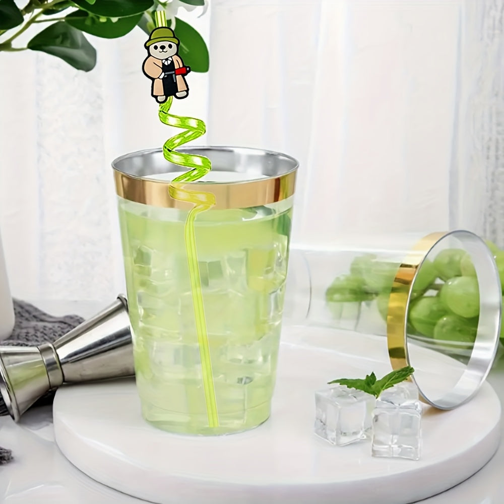 Set 13/26 Attaches Déco pour Pailles – Thème Brainrot Sahur & Tralalero