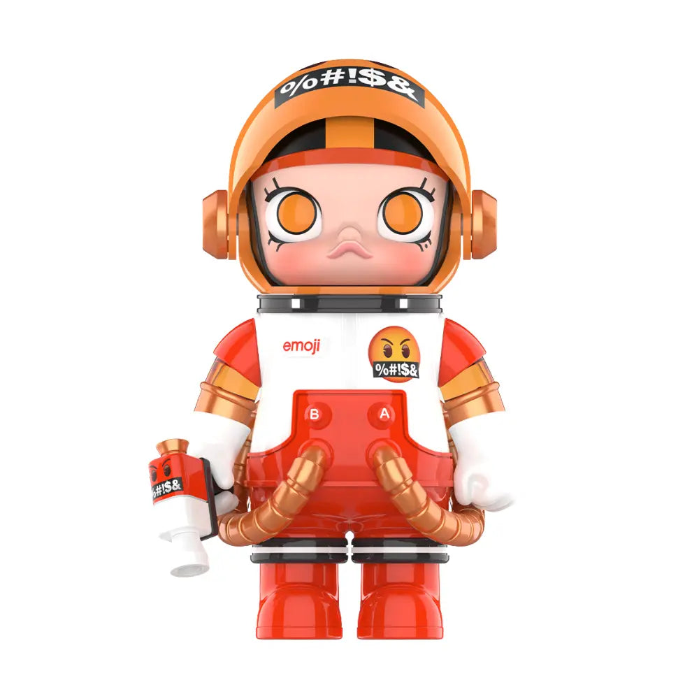 POP MART Figurine Mega Space Molly Emoji Series Édition Limitée Blind Box Collection Exclusive Pour Fans Collectionneurs by POP MART INTERNATIONAL GROUP LIMITED