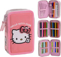 Giotto Hello Kitty Trousse Scolaire Rigide 3 Compartiments Collection Edition Limitée by Mon Labubu