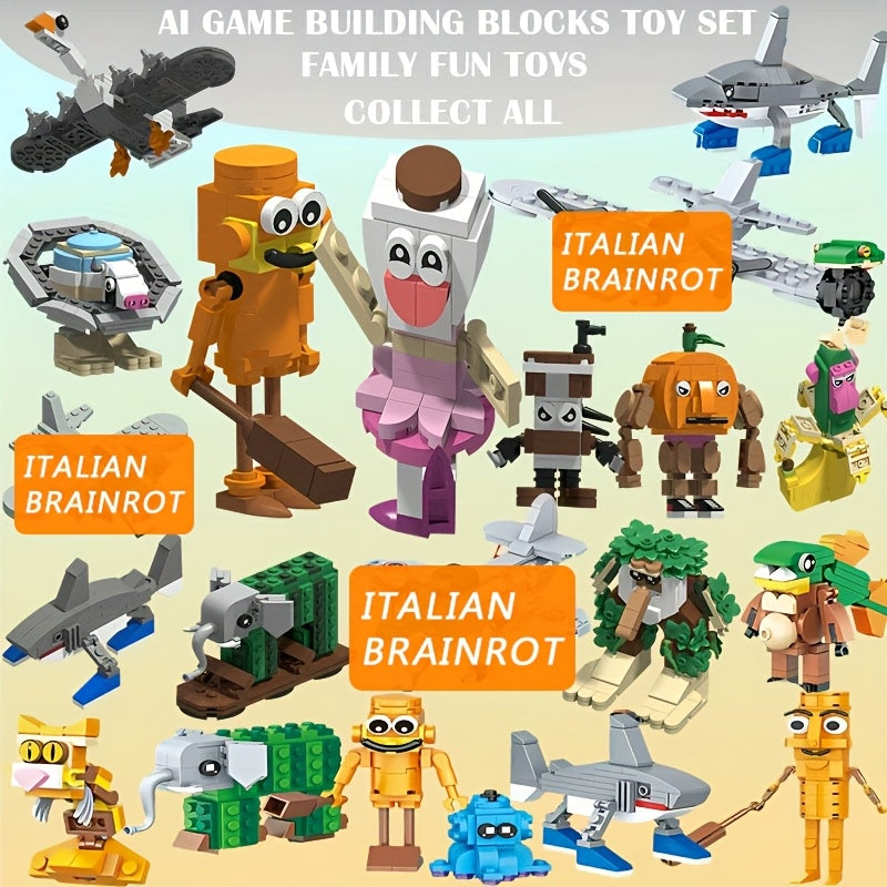 Tung Sahur Jeu De Construction Tralalero ABS 1000 Pièces