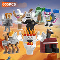 Set 605 Brainrot Building Blocks – Animals, Machines &amp; Abstract Characters Sahur