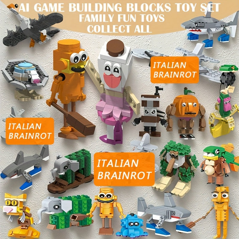 Tung Sahur Jeu De Construction Tralalero ABS 1000 Pièces