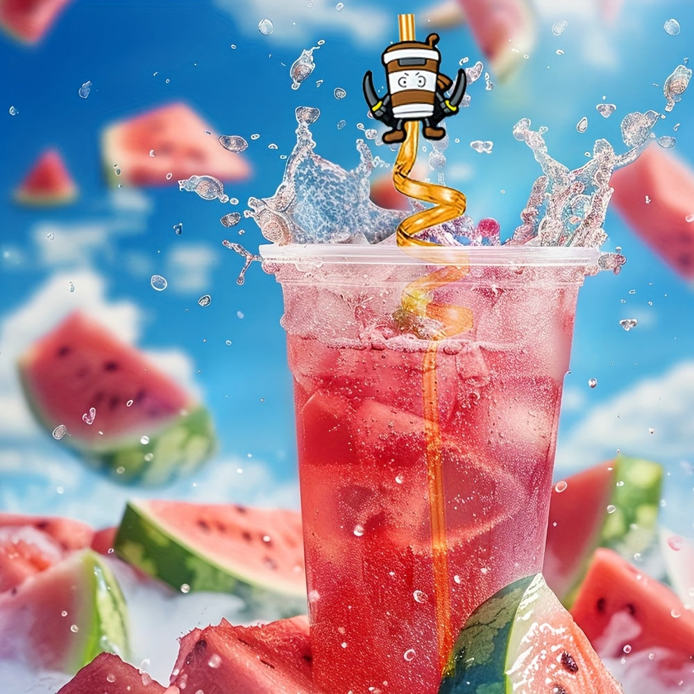 Set 13/26 Attaches Déco pour Pailles – Thème Brainrot Sahur & Tralalero