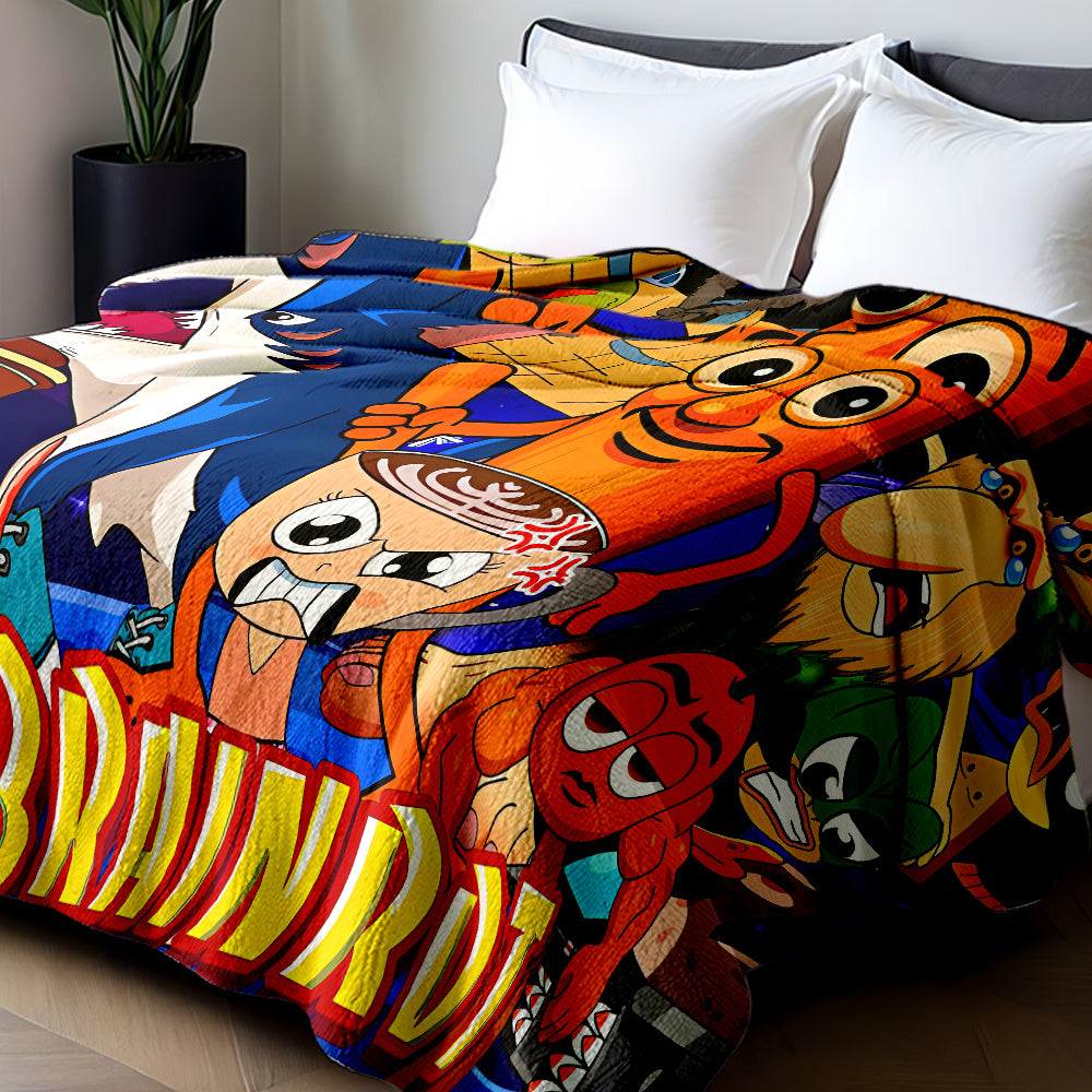 BRAINROT Flanelldecke – Stilvolles und kuscheliges Design für alle Jahreszeiten