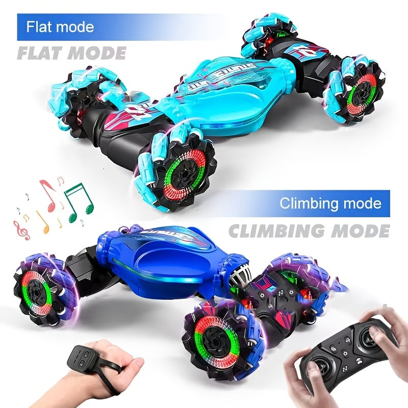 RoboClimb – Voiture Télécommandée 4x4 Métal à Détection de Gestes, Rechargeable