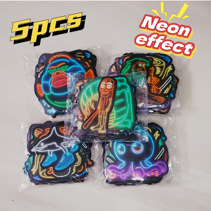 Cartoon-Sticker, 50 oder 250 Stück – Italienischer Brainrot-Neon-Effekt – Roblox