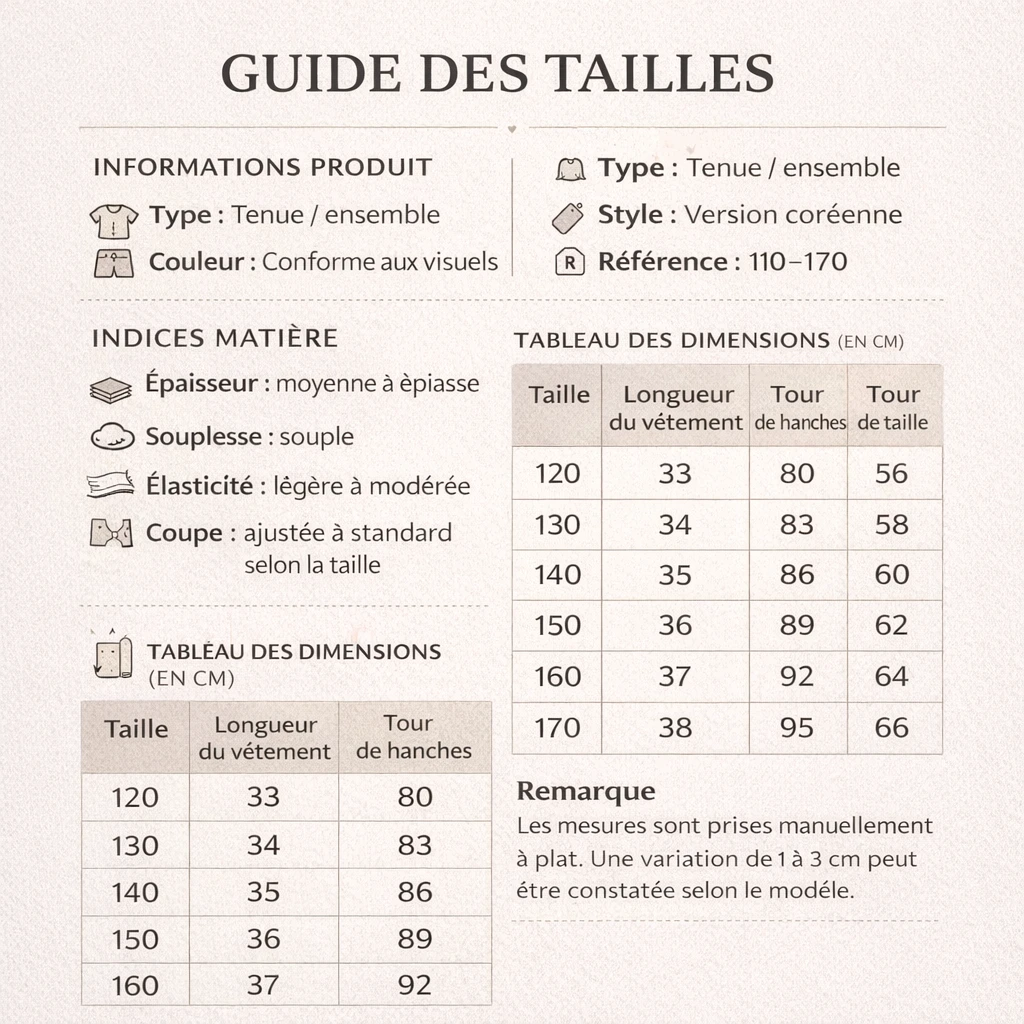 Kuromi – T-Shirt- und Rock-Set