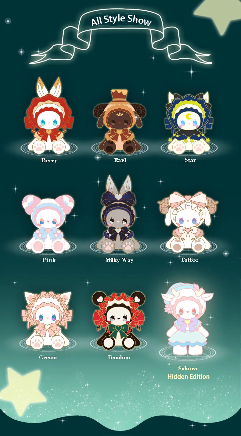 Figurines de la forêt secrète, Anime Emma, boîte aléatoire aveugle, jouets, figurine d'action Kawaii, modèle de bureau, boîte mystère, cadeau, Collection de poupées