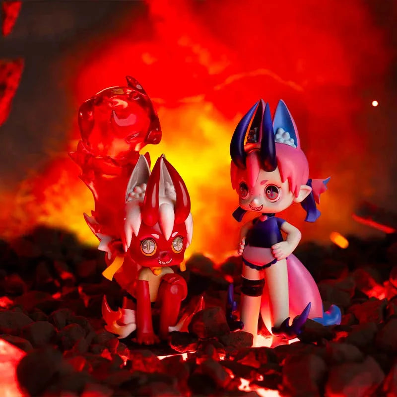 Fuchs-Figur aus der Tierserie – Überraschungsbox, 8 cm