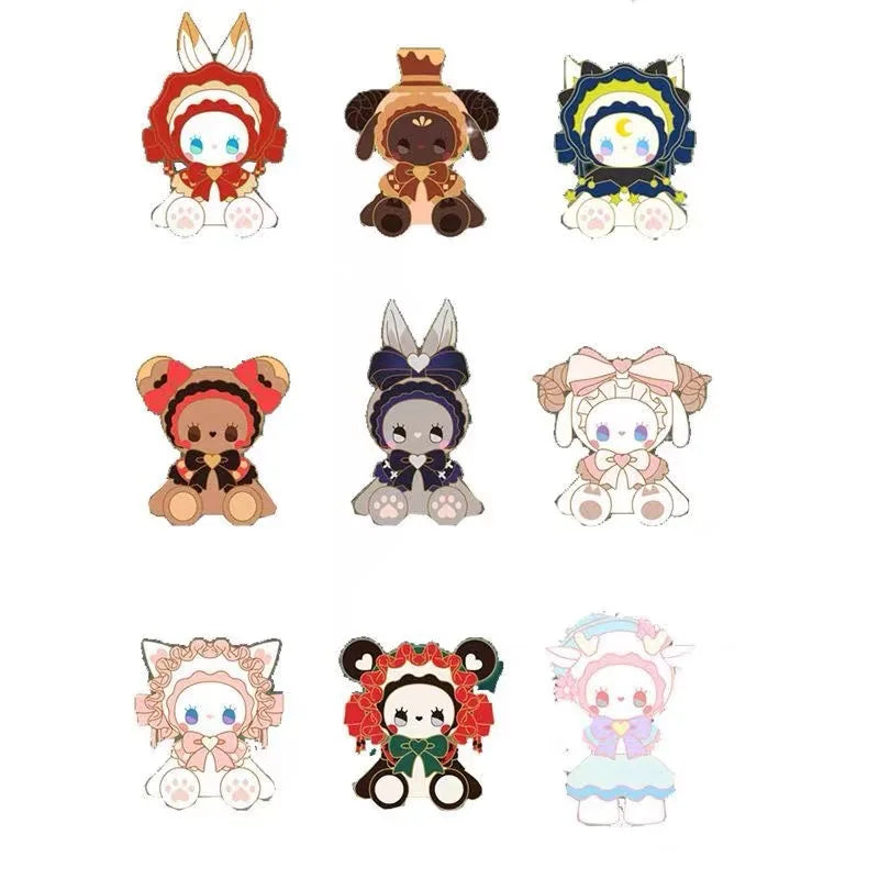 Figurines de la forêt secrète, Anime Emma, boîte aléatoire aveugle, jouets, figurine d'action Kawaii, modèle de bureau, boîte mystère, cadeau, Collection de poupées