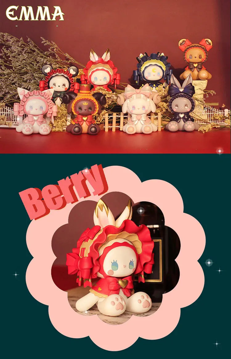 Secret Forest Figurines, Anime Emma, ​​Random Blind Box, Toys, Kawaii Action Figure, Desktop Model, Mystery Box, Gift, Doll Collection