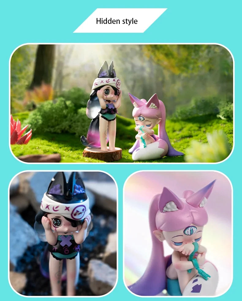 Fuchs-Figur aus der Tierserie – Überraschungsbox, 8 cm