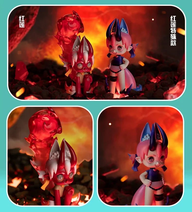 Fuchs-Figur aus der Tierserie – Überraschungsbox, 8 cm