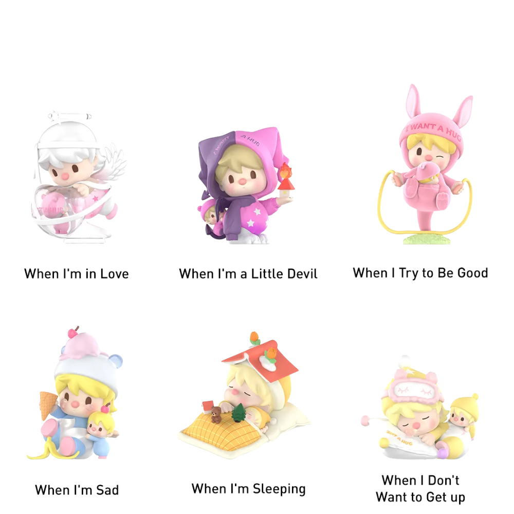 Pop Mart Sweet Bean Figurine I Want a Hug Édition Collector Boîte Surprise Exclusivité by POP MART INTERNATIONAL GROUP LIMITED