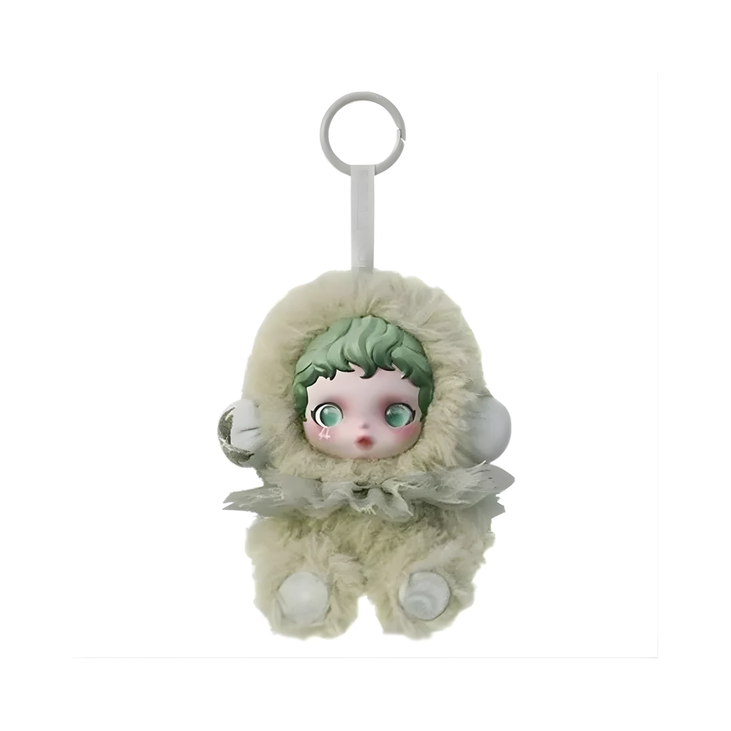 peluches porte clé de couleurs différentes à suspendre licence skullpanda pop mart