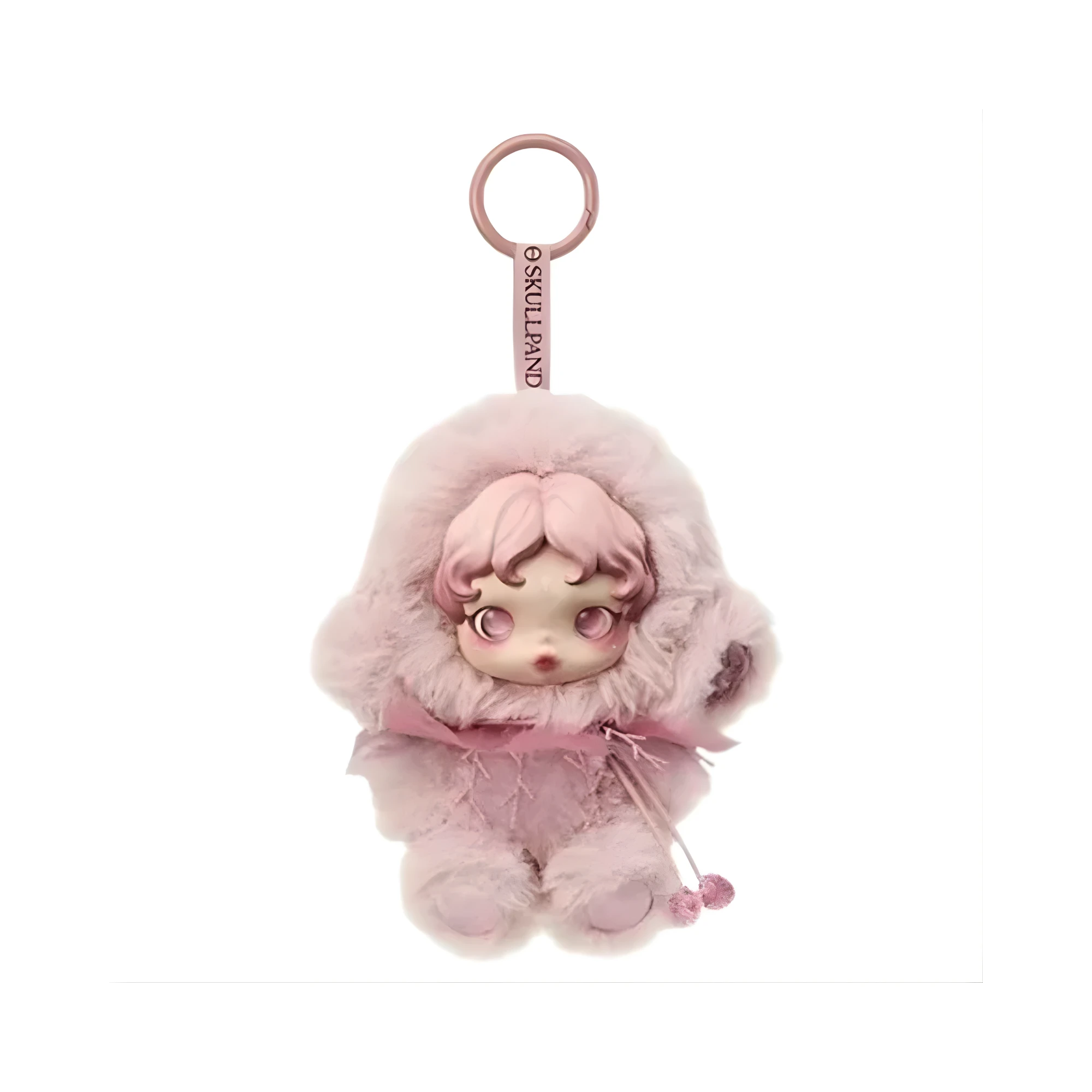 peluches porte clé de couleurs différentes à suspendre licence skullpanda pop mart