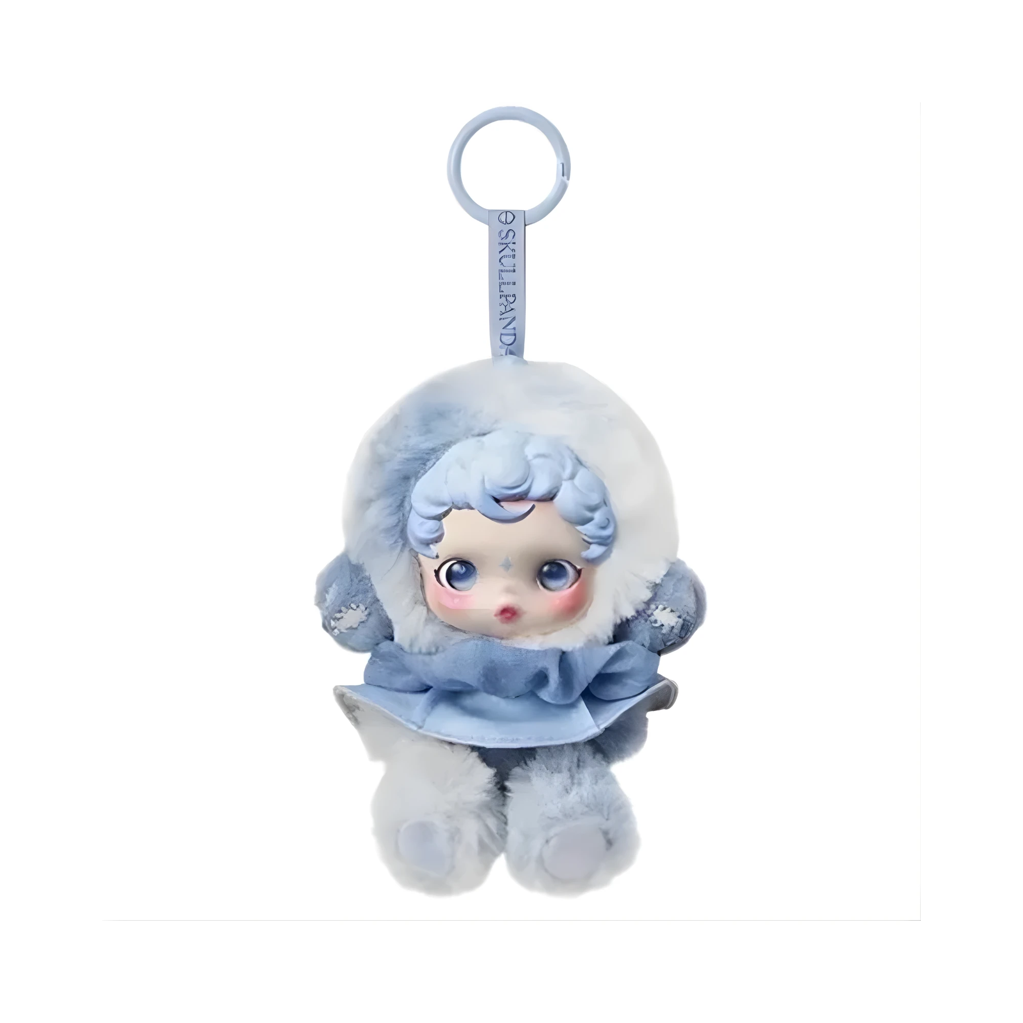 peluches porte clé de couleurs différentes à suspendre licence skullpanda pop mart