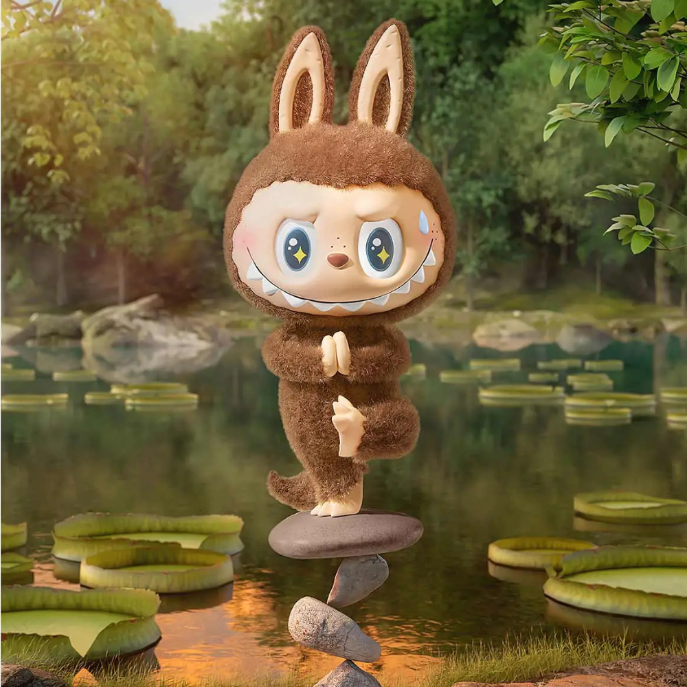 POP MART Figurine Labubu Yoga Zen en Boîte Surprise Collection Lazy Yoga The Monsters Édition Limitée by POP MART INTERNATIONAL GROUP LIMITED